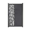 garantis authentique Castorama Portillon Aluminium Neva Anthracite 100 X H.174 Cm 5