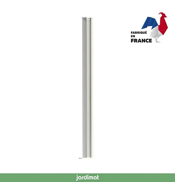 pas cher en vente Castorama Poteau Clôture Jardimat Alu Blanc H. 98 Cm 1